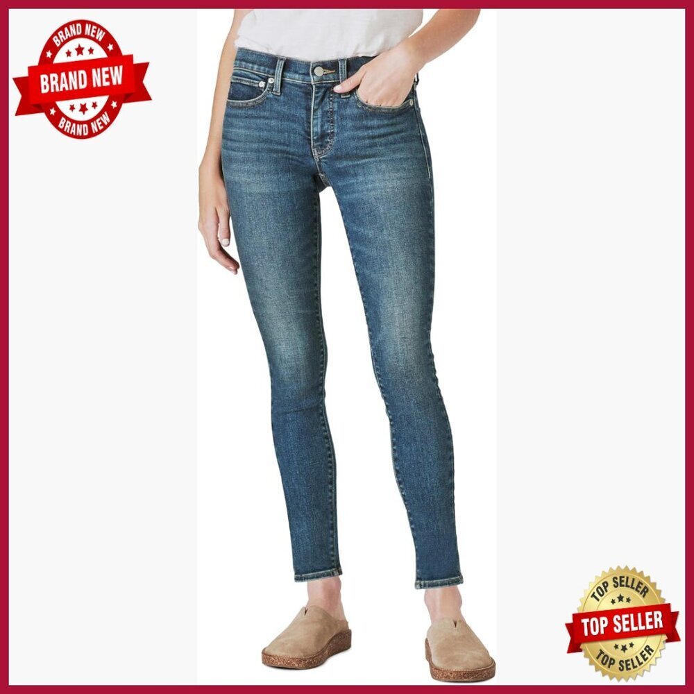 Mid Rise Skinny Jeans, Stretch Denim, 5 Pocket, Casual Fit